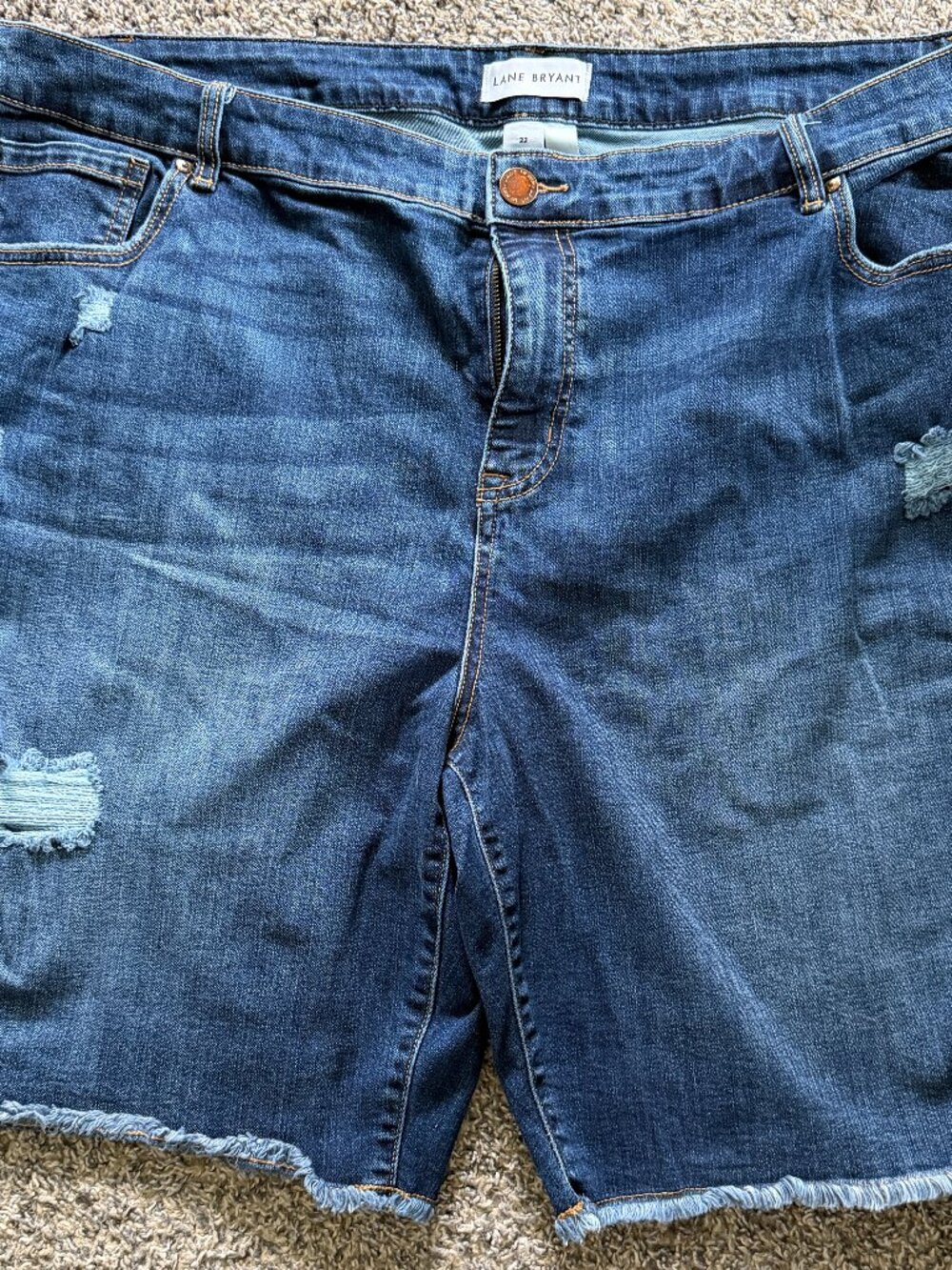 Lane Bryant Plus Size Jean Shorts Size 22